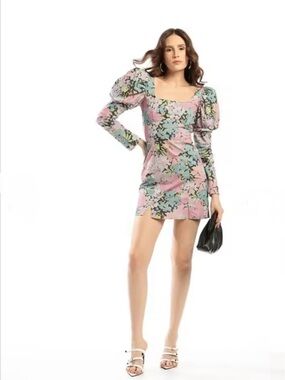 ASOS Design Multicolored Mini Dress Size 4